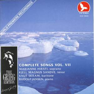 Edvard Grieg: Complete Songs, Vol. 7