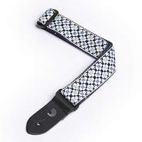 D'Addario Nylon Ukulele Strap, Blue Flowers