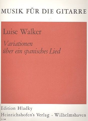 Luise Walker: Variationen Über Ein Spanisches Lied