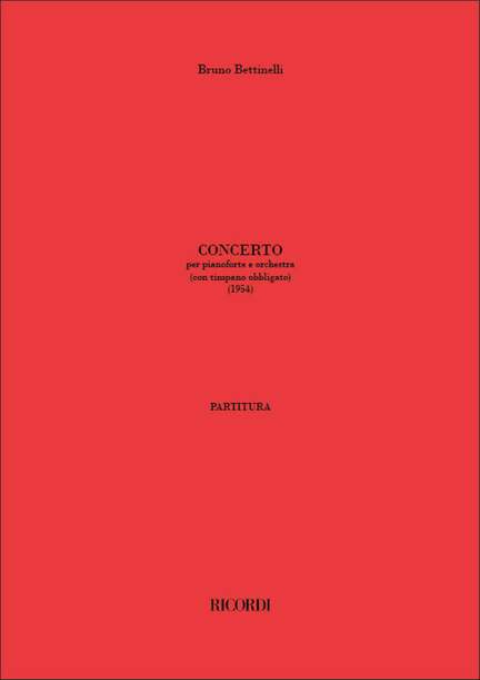 Bruno Bettinelli: Concerto
