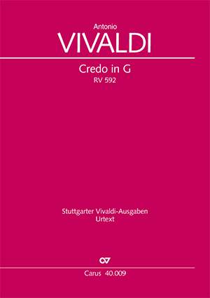 Vivaldi: Credo in G RV592
