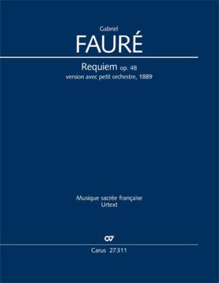 Fauré: Requiem. Version for small orchestra