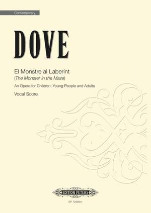 Dove, Jonathan: El Monstre al Laberint (vocal score)