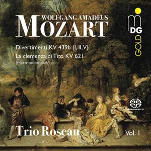 Mozart: Divertimenti KV 439b & La Clemenza di Tito for Wind Trio