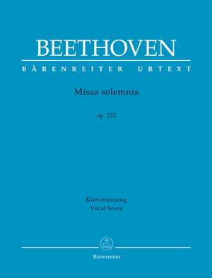 Beethoven, Ludwig van: Missa solemnis op. 123
