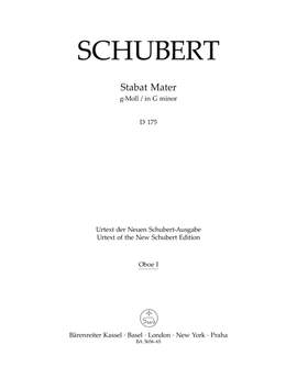 Schubert, Franz: Stabat Mater in G minor D 175