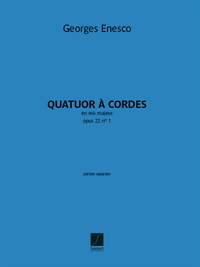Georges Enesco: Quatuor en mi bémol, opus 22 n° 1