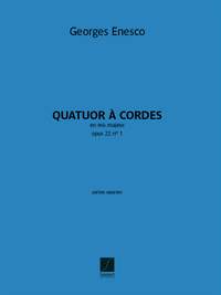 Georges Enesco: Quatuor en mi bémol, opus 22 n° 1