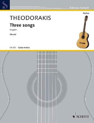Theodorakis, M: Three songs