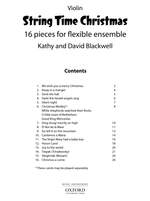 String Time Christmas: Violin Book Product Image