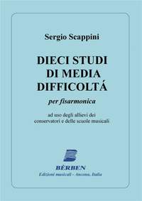 Sergio Scappini: Dieci Studi Di Media Difficolta