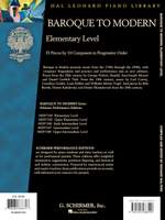 Baroque to Modern: Elementary Level Product Image