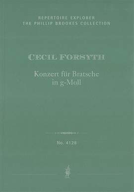 Forsyth, Cecil: Viola Concerto in G minor