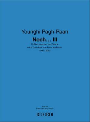 Younghi Pagh-Paan: Noch... III