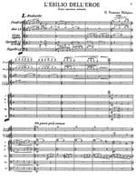 Malipiero, Gian Francesco: L’esilio dell’Eroe, cinque espressioni sinfoniche for orchestra Product Image