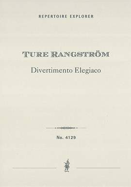Rangström, Ture: Divertimento Elegiaco for strings