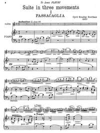 Rootham, Cyril Bradley: Suite in three movements for flute and piano