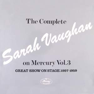 The Complete Sarah Vaughan On Mercury Vol. 3 Product Image