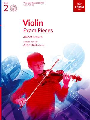 ABRSM: Violin Exam Pieces 2020-2023, ABRSM Grade 2, Score, Part & CD