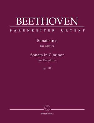 Beethoven, Ludwig van: Sonata for Pianoforte in C minor op. 111