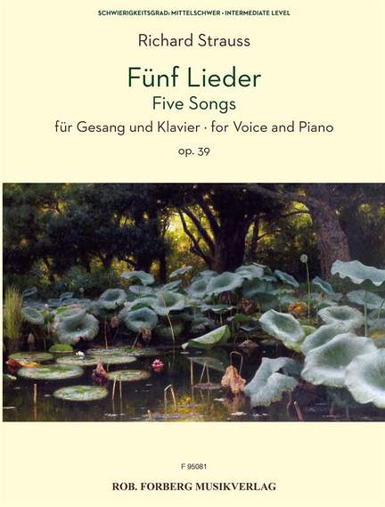Richard Strauss: Fünf Lieder op. 39