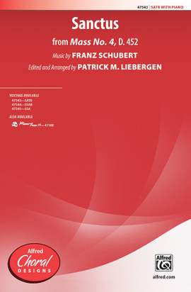 Schubert, F: Sanctus SATB