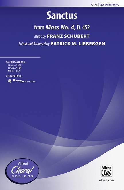 Schubert, F: Sanctus SSA
