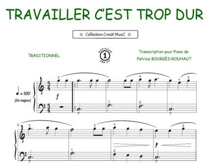 Travailler, c'est trop dur