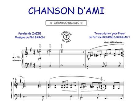 Phil Baron: Chanson d'ami