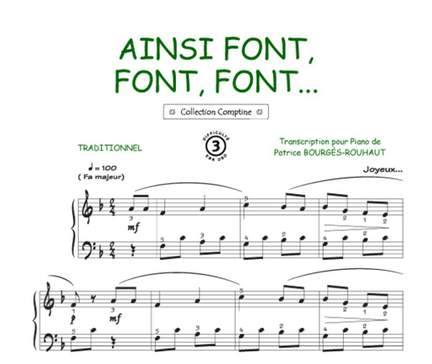 Ainsi font font