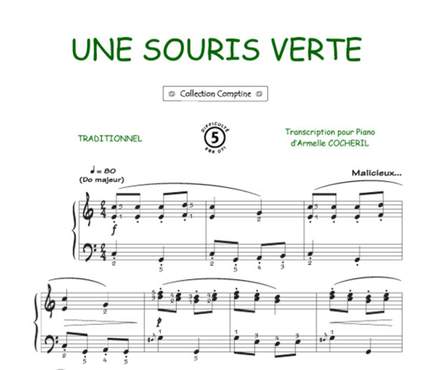 Une souris verte