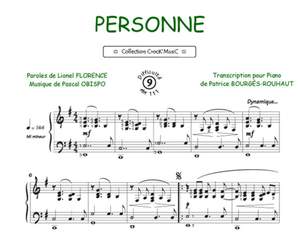Pascal Obispo_Lionel Florence: Personne