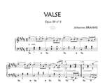 Johannes Brahms: Valse Opus 39 N° 3 Product Image