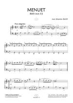 Johann Sebastian Bach: 2 Menuets : Opus Anh 113 - Opus Anh 116 Product Image