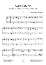 Georg Friedrich Händel: Sarabande HWV 437 Product Image