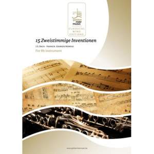 Johann Sebastian Bach: 15 Zweistimmige Inventionen - Bb Instrument