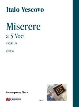 Vescovo, I: Miserere a 5 Voci