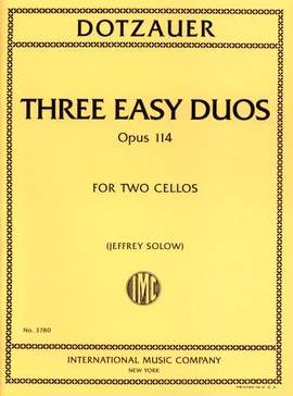 Dotzauer, J J F: Three Easy Duos op. 114