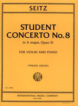 Seitz, F: Student Concerto No.8 A major op.51