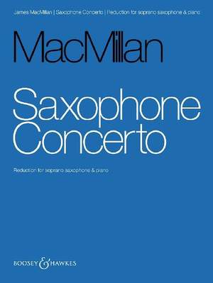 MacMillan, J: Saxophone Concerto