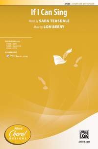 Teasdale, S: If I Can Sing 2 PT/SSA