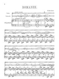 Marschner, Heinrich: Romanze for violin, cello and piano