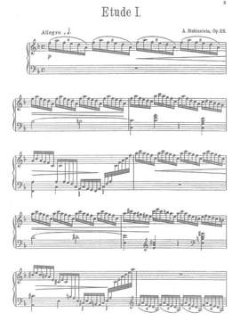 Rubinstein, Anton: 6 Etudes op. 23 for piano solo
