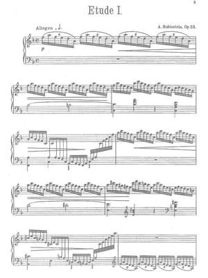 Rubinstein, Anton: 6 Etudes op. 23 for piano solo