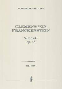 Franckenstein, Clemens von: Serenade Op. 48 for orchestra