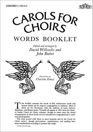 Carols for Choirs Words Booklet