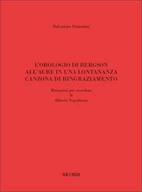 Salvatore Sciarrino: L'orologio di Bergson / All'aure in una lontananza / Canzona di ringraziamento / Let me die before I wake/ Immagine Fenicia