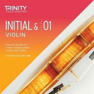 Trinity College London Violin Initial & Grade 1 2020-2023 (CD)