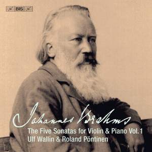 Brahms: Works for Violin & Piano, Vol. 1