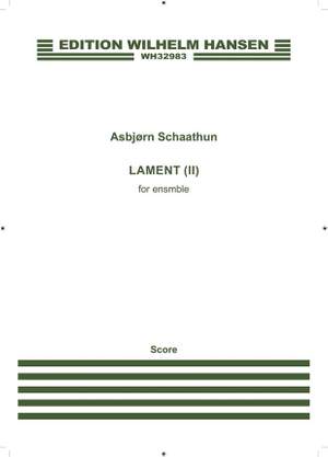 Asbjørn Schaathun: Lament (II) (Full Score)